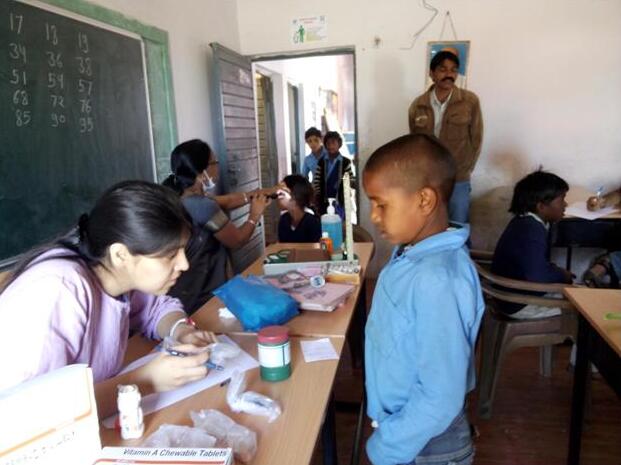 Checkup camp for childrens